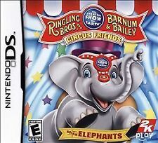 Ringling Bros. and Barnum & Bailey Circus box art for Nintendo DS